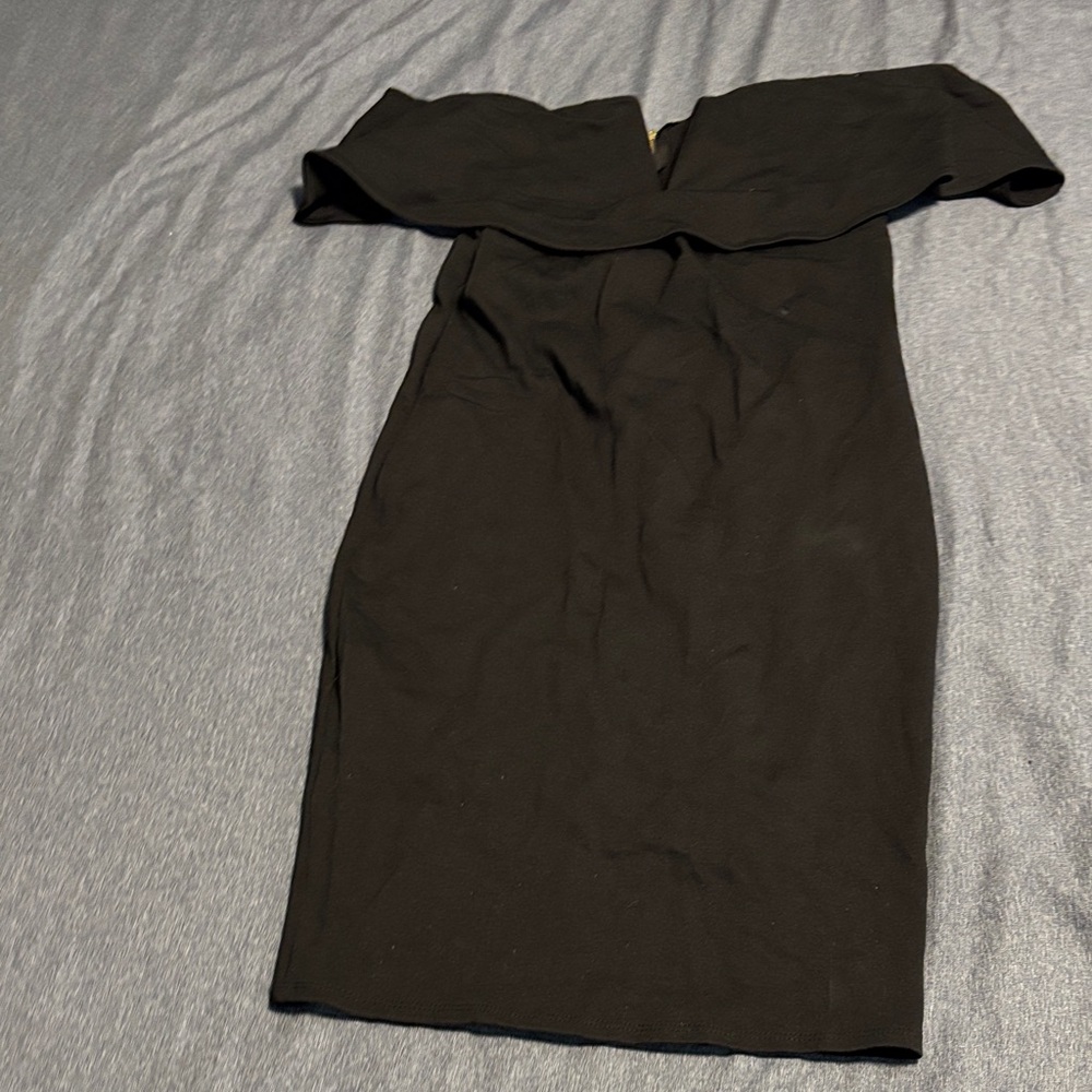 Black Off-Shoulder Dress